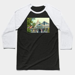 American Victorian House Baseball T-Shirt